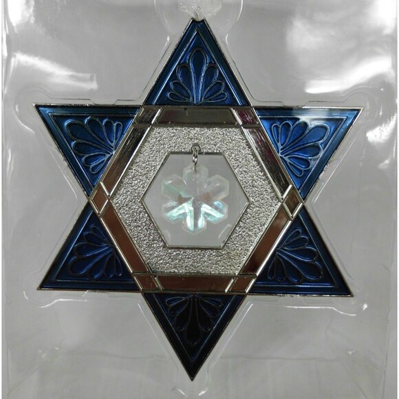 Hallmark Keepsake Ornament Star of David Hanukah Holidays 2014 with Box - Picture 2 of 3